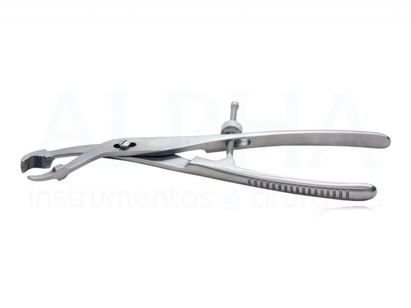 Pinça auto centrante 26cm - Harte Instrumentos Cirúrgicos