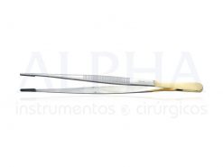 Pinça anatômica com videa 18cm