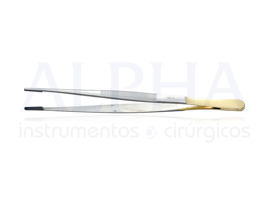 Pinça anatômica com videa 18cm
