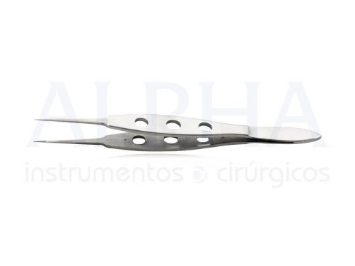 Pinça Bonn 0.12mm reta com plataforma