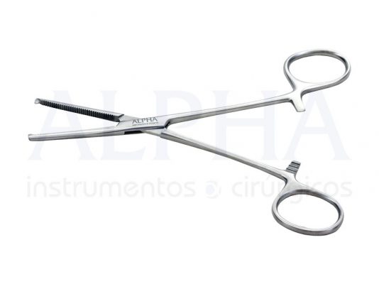 Pinça Kocher reta 14cm • Harte Instrumentos Cirúgicos