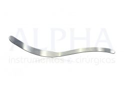 Espátula flexível para orbita 17x1,5cm
