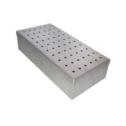 Estojo de Inox 26x12x06cm Perfurado