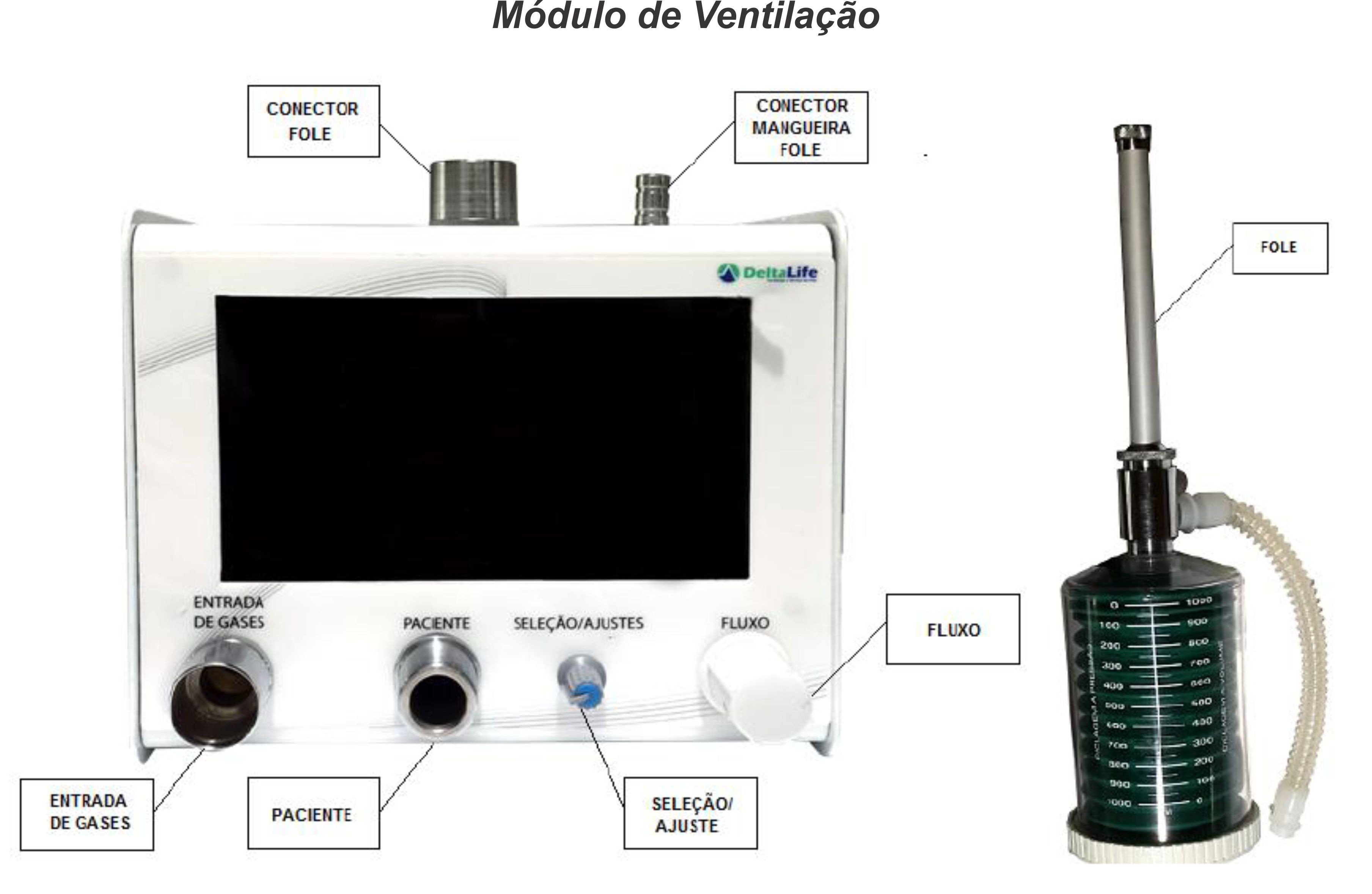 Aparelho de anestesia inalatória DL730 - Imagem 5