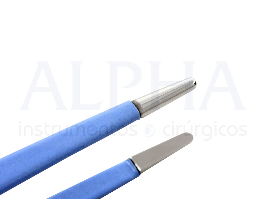 Pinça Bipolar Baioneta com irrigação 22cm •Harte Instrumentos Círurgicos