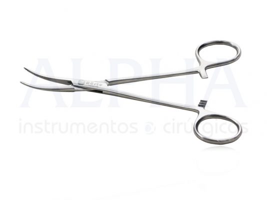 Pinça Kelly curva 14cm • Harte Instrumentos Cirúgicos