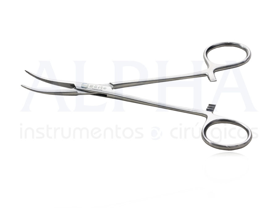 Pinça Kelly curva 14cm • Harte Instrumentos Cirúgicos