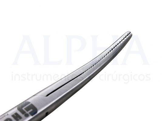 Pinça Kelly curva 14cm • Harte Instrumentos Cirúgicos