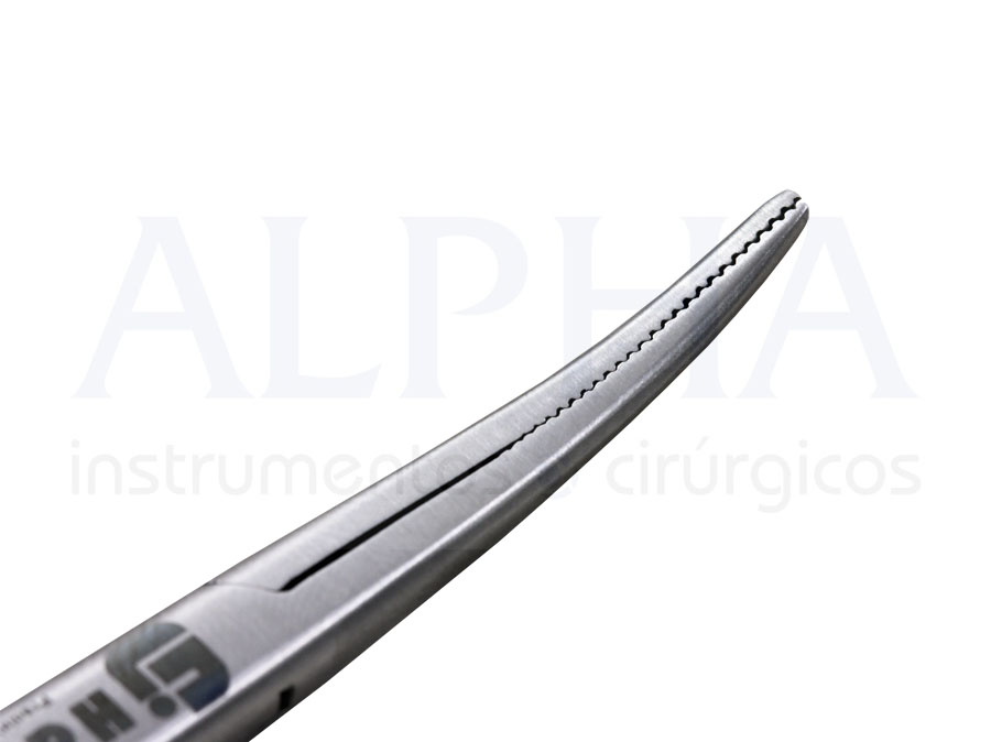 Pinça Kelly curva 14cm • Harte Instrumentos Cirúgicos