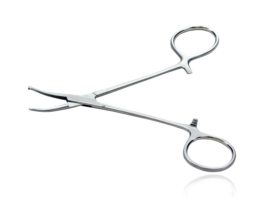 Pinça Kocher curva 12cm • Harte Instrumentos Cirúgicos