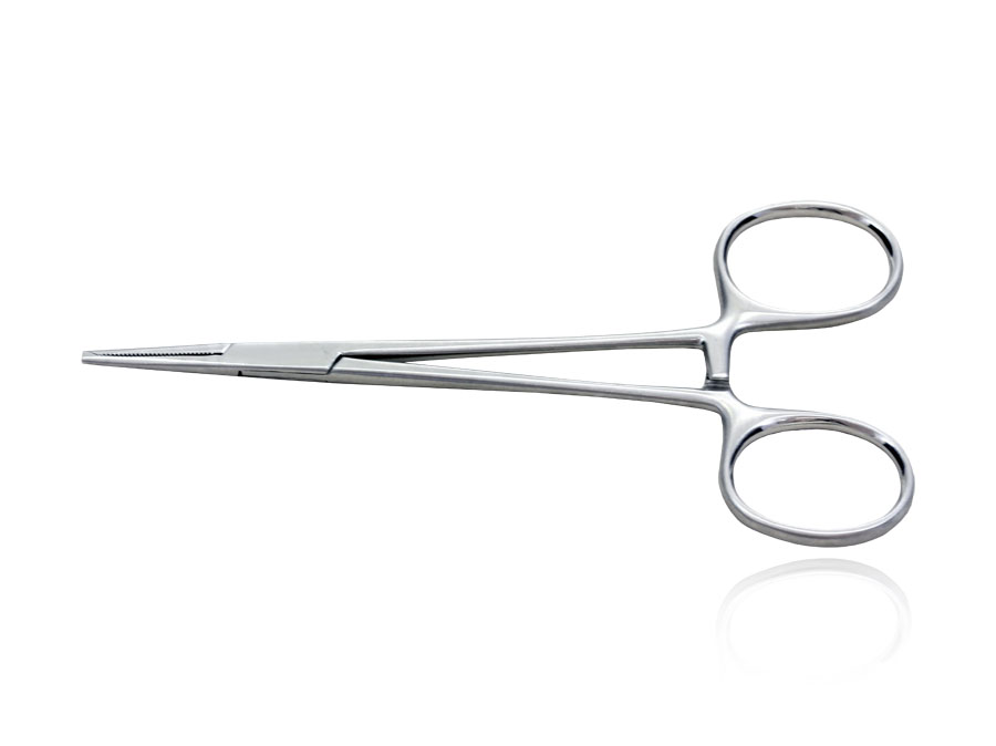 Pinça Kocher reta 12cm • Harte Instrumentos Cirúgicos