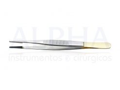 Pinça anatômica com videa 12cm