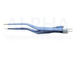 Pinça bipolar baioneta com irrigação 16cm