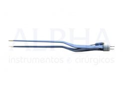 Pinça bipolar baioneta com irrigação 22cm