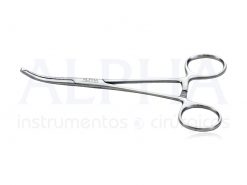 Pinça Kocher curva 14cm