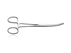 Pinça Kocher curva 16cm