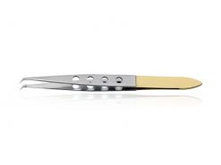Pinça Microcirurgia Angulada 13cm