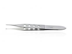 Pinça microcirurgia com dente de rato 13cm