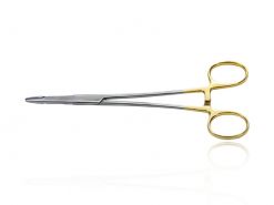 Porta agulha Olsen Hegar 18cm com ponta de videa