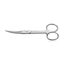 Tesoura Cirúrgica Fina Romba Curva 12cm