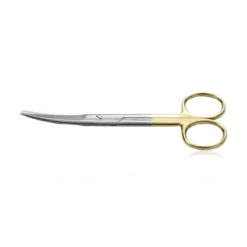 Tesoura Cirúrgica Fina Romba Curva 15cm