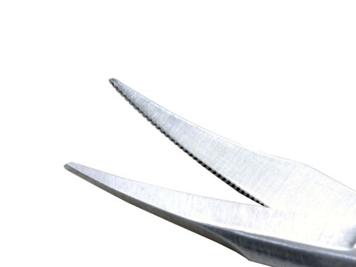 Tesoura Goldmanfox curva 12cm ribbon