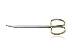 Tesoura Goldmanfox curva 12cm ribbon