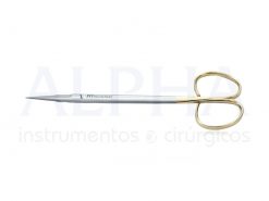 Tesoura Goldmanfox reta 14cm ribbon