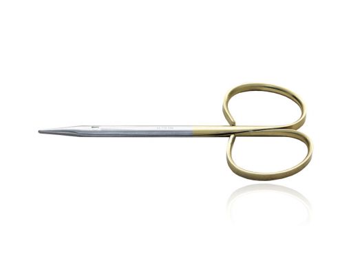 Tesoura Stevens reta ponta fina 9cm ribbon