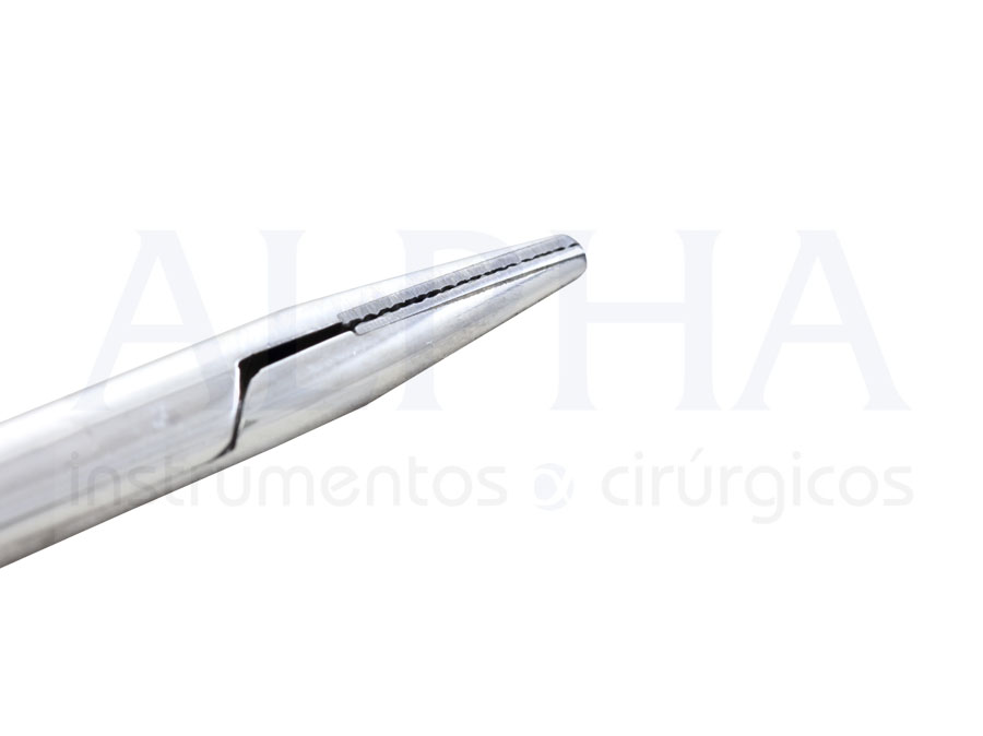 Porta Agulha Castroviejo Com Videá Cabo Redondo 20cm