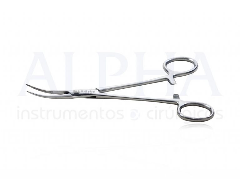 Pinça Kelly Curva 16cm - Harte Instrumentos Cirúrgicos