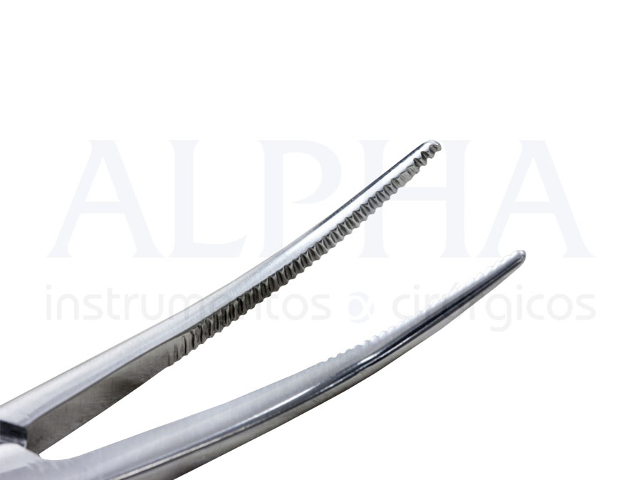 Pinça Kelly Curva 16cm - Harte Instrumentos Cirúrgicos