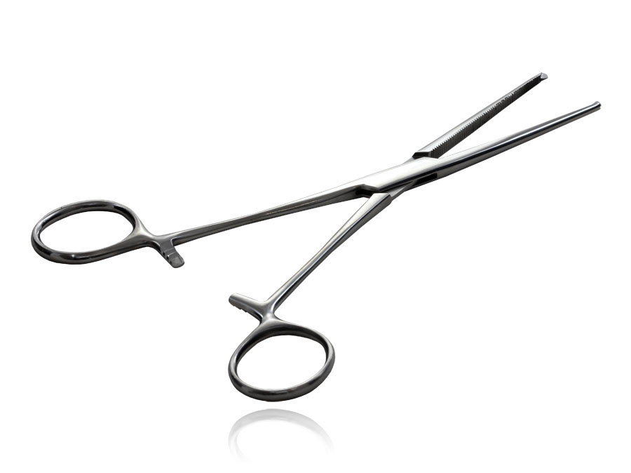 Pinça Kocher 18cm Reta - Harte Instrumentos Cirúrgicos