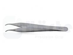 Pinça Micro Adson Serrilhada Curva 12cm