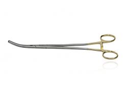 Pinça Z Clamp Parametrial 24cm 45º Semi-Curva