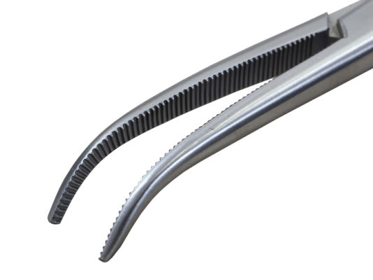 Pinça Schinidt Curva 21Cm - Harte Instrumentos Cirúrgicos