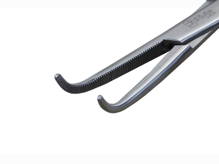 Pinça Schinidt Curva 21Cm - Harte Instrumentos Cirúrgicos