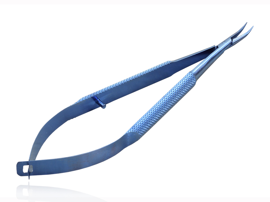 Porta Aghi Micro Castroviejo In Titanio – Punta Dritta 19, Strumento Chirurgico MEDSHARP
