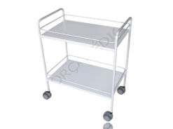 Carro Para Curativo STD Esmaltado Sem Suportes