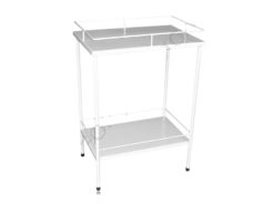 Mesa Auxiliar 40 X 60 Com Varandas e Ponteiras