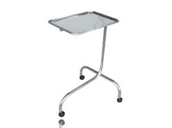 Mesa Tipo Mayo Inoxidável Com Bandeja Inox 48X32cm
