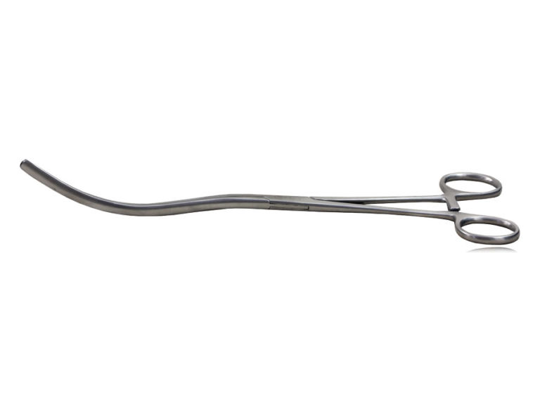 Pinça Kocher Intestinal 25cm Curva - Harte Instrumentos Cirúrgicos