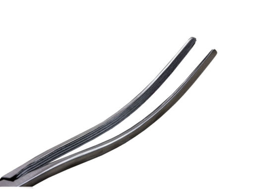 Pinça Kocher Intestinal 25cm Curva - Harte Instrumentos Cirúrgicos